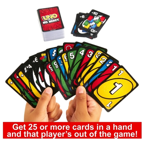 UNO Show ‘Em No Mercy Brutal Ruthless Unapologetic Card Game NEW - Picture 6 of 9